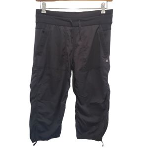 Lululemon Size 8 Black Dance Studio Crop Pants Unlined EUC